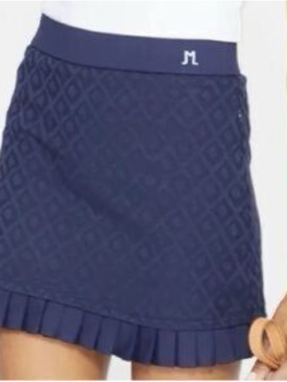 J. McLaughlin Agnes Navy Blue Tennis/Golf/Pickleball Ruffle Skirt
Size Large